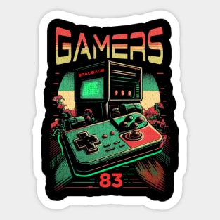 80s Gamer Sticker